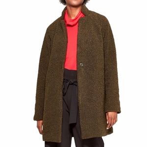 olive green teddy bear jacket